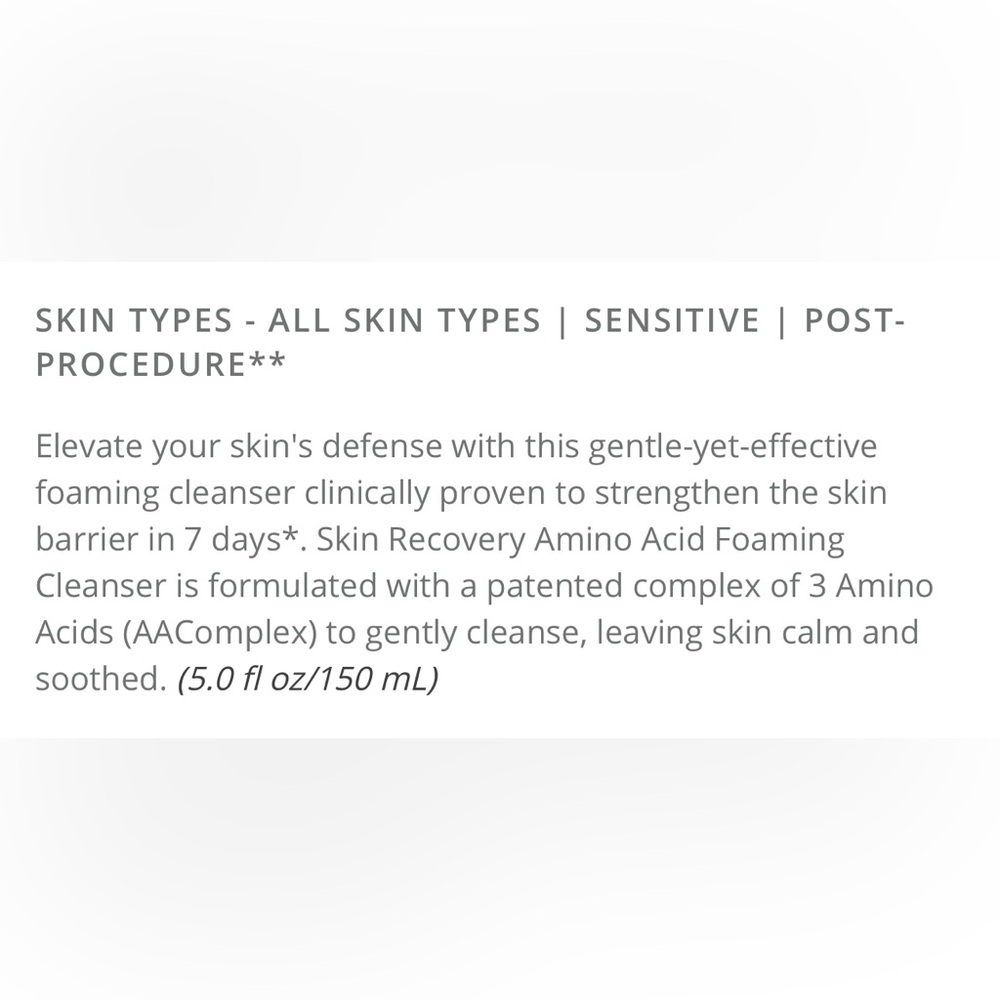 EltaMD Skin Recovery Amino Acid Foaming Cleanser NEW BNIP - Picture 3 of 9